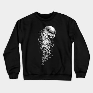 jellyfish by Susyrdesign inverse Crewneck Sweatshirt